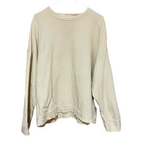 Moussy Cream Sweatshirt Free Size